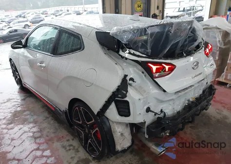 2020 Hyundai Veloster N из США, поврежденный, VIN KMHT36AH7LU006317